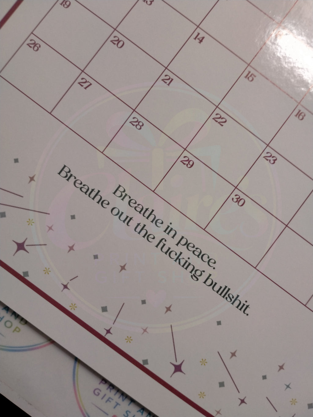 Another Year Of Fuckery 2027 A4 Calendar