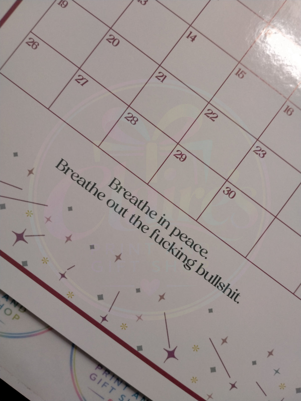 Another Year Of Fuckery 2027 A4 Calendar
