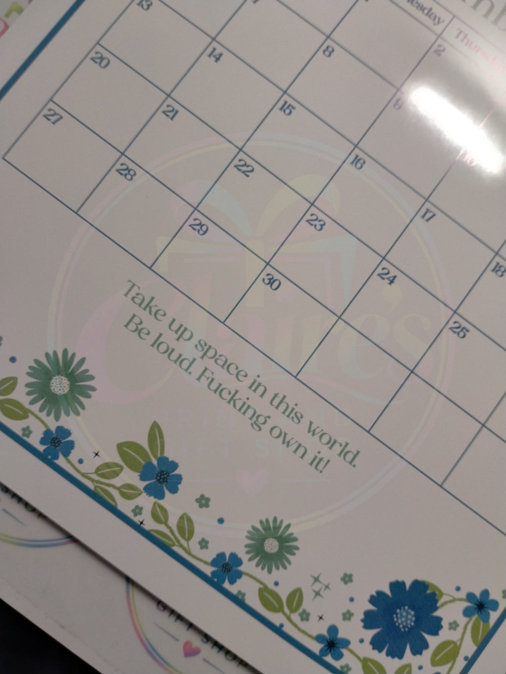 Another Year Of Fuckery 2027 A4 Calendar