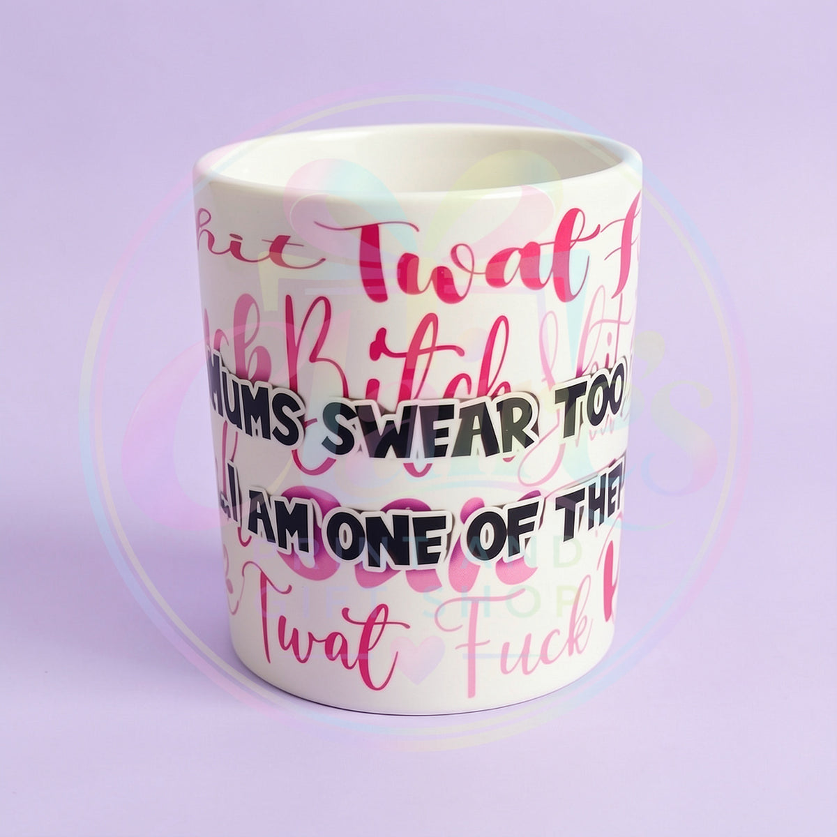 Some Mums Swear Too Much Mug & Coaster