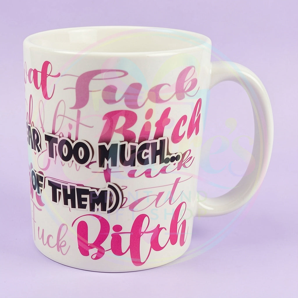 Some Mums Swear Too Much Mug & Coaster
