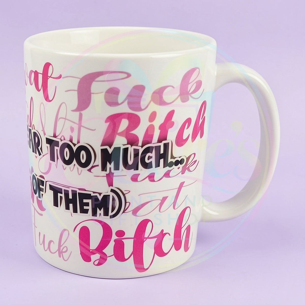 Some Mums Swear Too Much Mug & Coaster