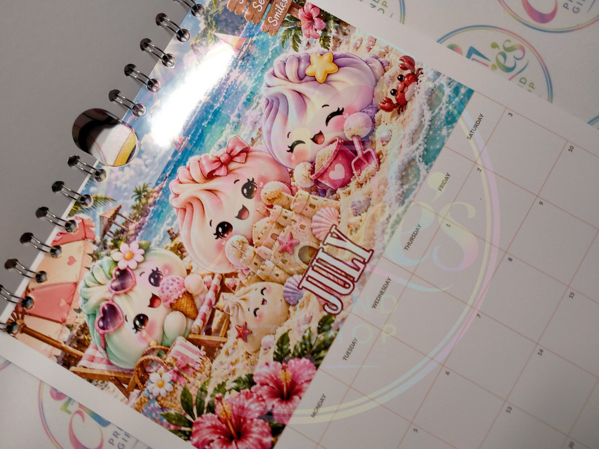A4 Squishy Dumpling 2027 Wirebound Calendar