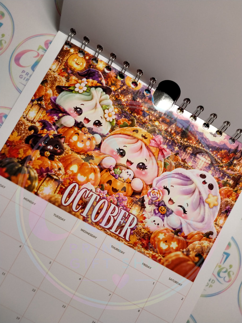 A4 Squishy Dumpling 2027 Wirebound Calendar