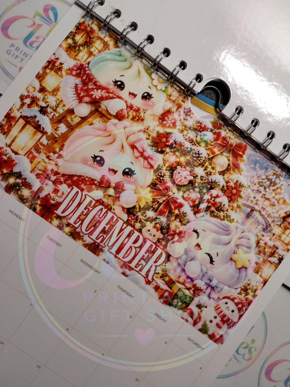 A4 Squishy Dumpling 2027 Wirebound Calendar