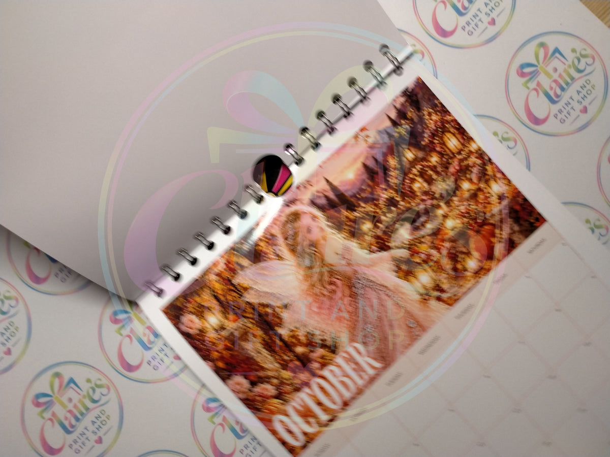 A4 Fairy Garden 2027 Wirebound Calendar