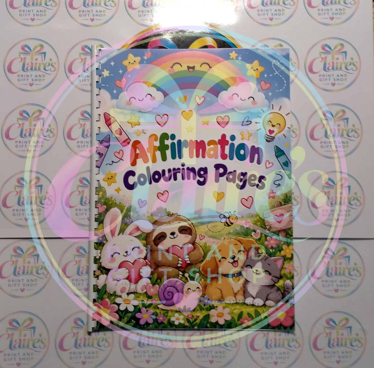 A4 Kids Affirmation Colouring Book