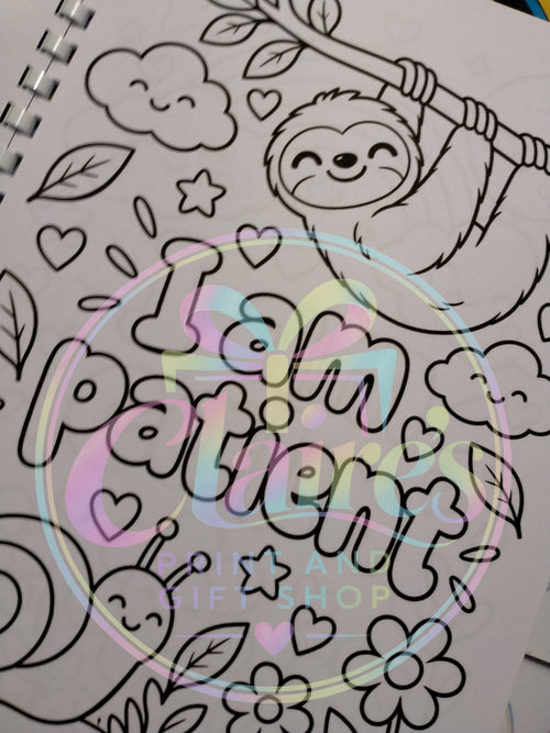 A4 Kids Affirmation Colouring Book
