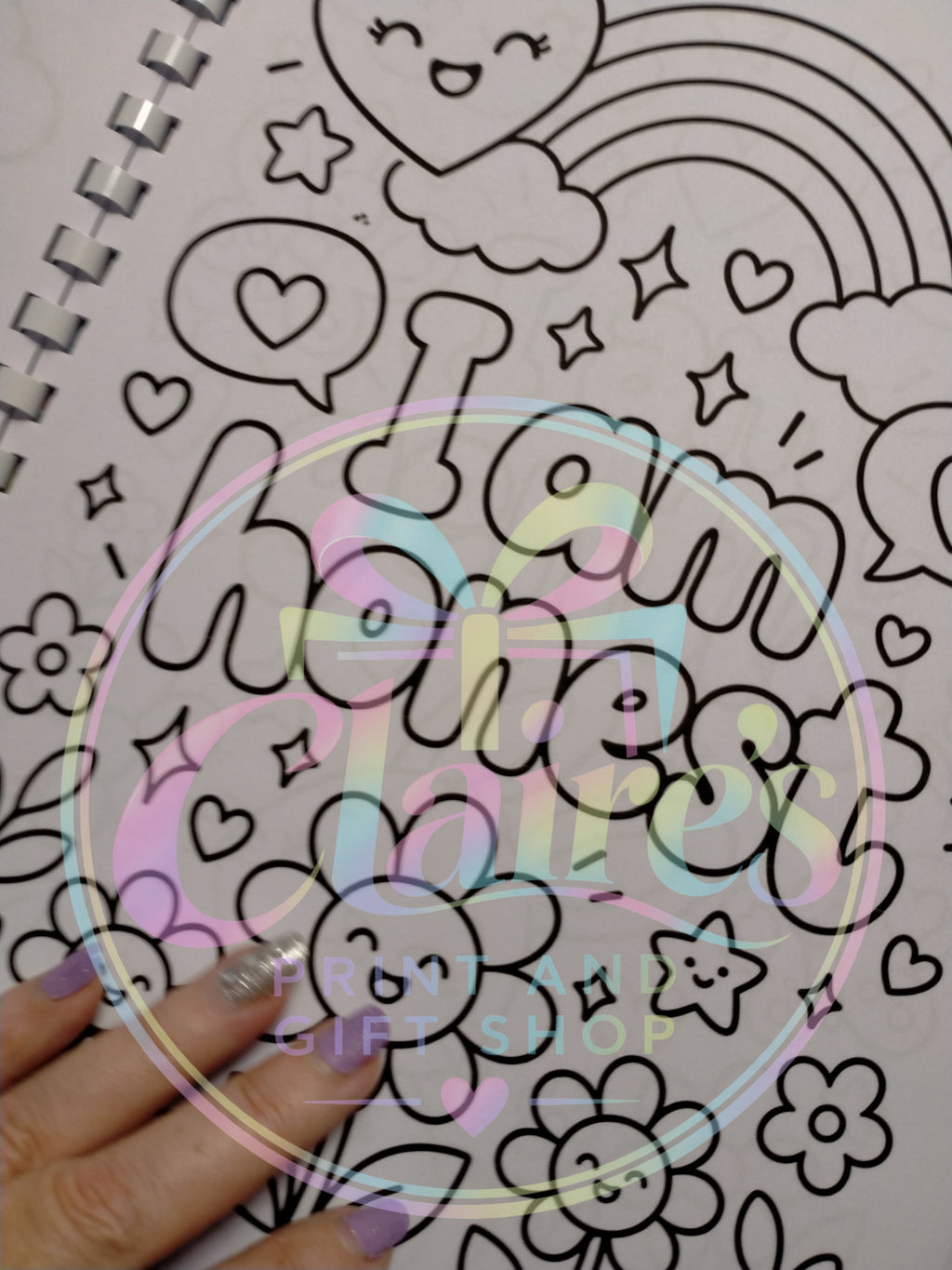 A4 Kids Affirmation Colouring Book