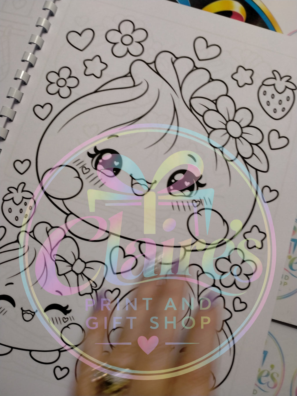 A4 Squishy Dumpling Colouring Book