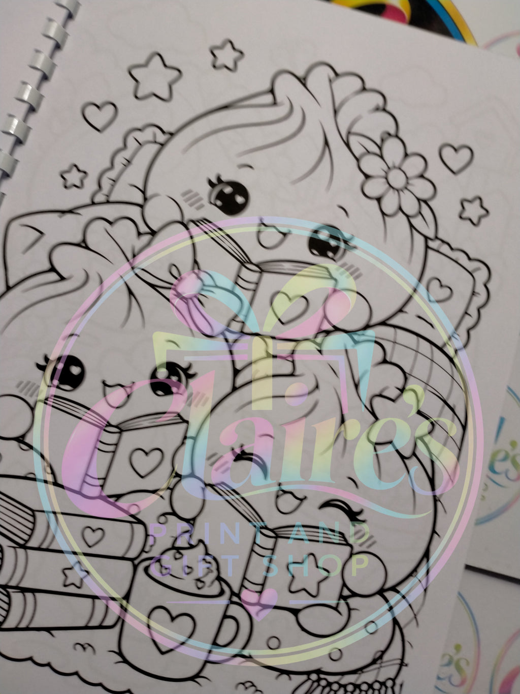 A4 Squishy Dumpling Colouring Book