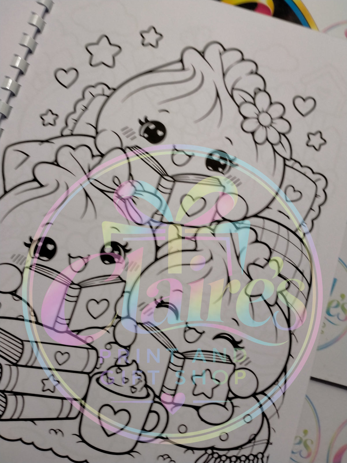A4 Squishy Dumpling Colouring Book