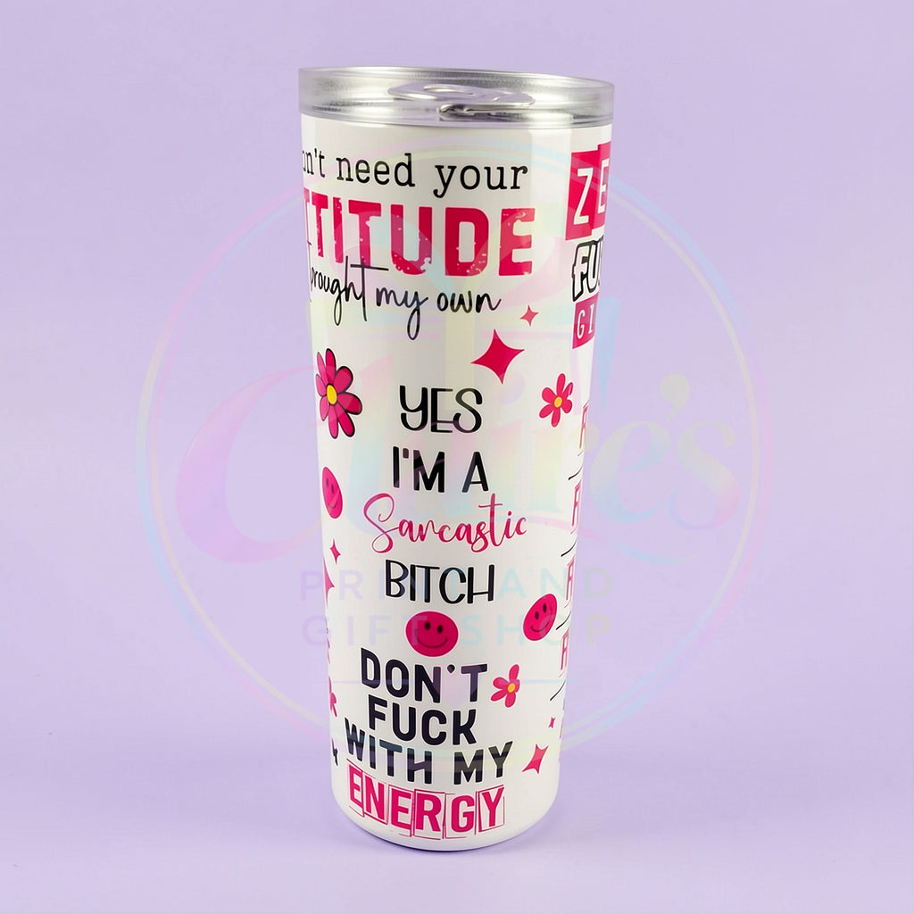Let's Keep the Dumbfuckery to a Minimum Skinny Tumbler – 20oz