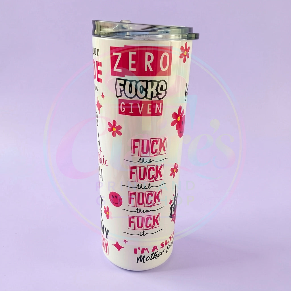 Let's Keep the Dumbfuckery to a Minimum Skinny Tumbler – 20oz