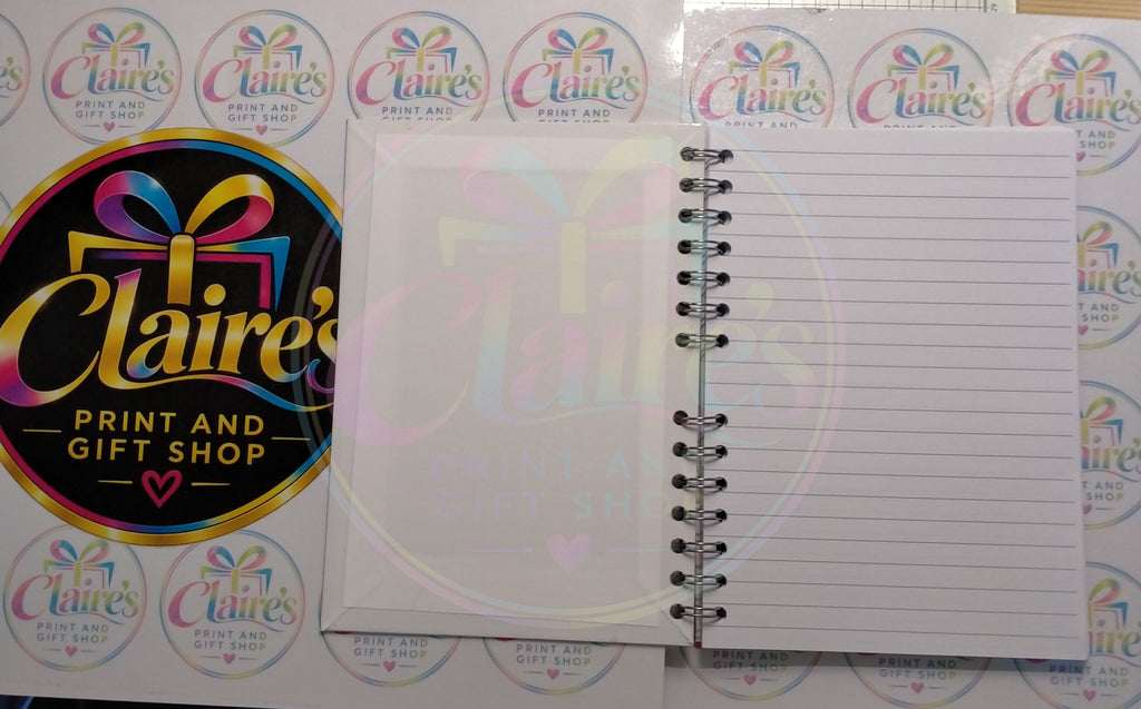 Elegant A5 Wirebound Notebook – Optional Name Personalisation