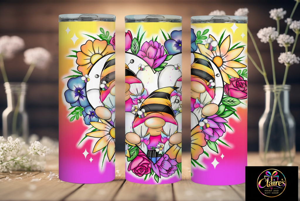 Tighter-framed bumblebee gonk tumbler photo